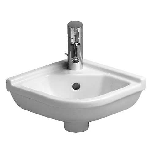 Starck 3 Köşe Küçük Lavabo Duvara Monte Lavabolar DURAVİT Starck 3 Köşe Küçük Lavabo Duvara Monte Lavabolar DURAVİT