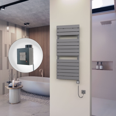 Radiva - 10H Elektrikli Havlupan 500x1180 Antrasit Ktx1 600 Watt Spiral Kablolu (1)