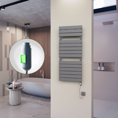 Radiva - 10H Elektrikli Havlupan 500x1180 Antrasit (On/Off Düğmeli) 600 W (1)