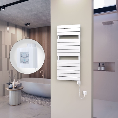 Radiva - 10H Elektrikli Havlupan 500x1180 Beyaz Ktx4 600 Watt Spiral Kablolu (1)