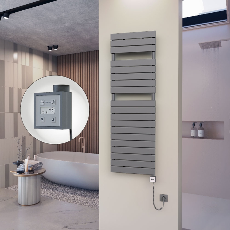 10H Elektrikli Havlupan 500x1550 Antrasit Ktx3 1000 Watt Spiral Kablolu - 110H05001550B2TE7100-K