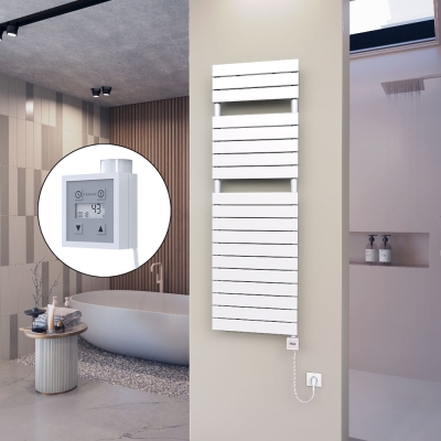 Radiva - 10H Elektrikli Havlupan 500x1550 Beyaz Ktx3 1000 Watt Spiral Kablolu