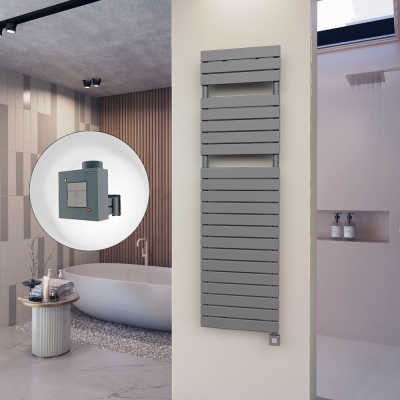 10H Elektrikli Havlupan 500x1772 Antrasit Ktx1 1000 Watt - 110H05001772B2TEB100