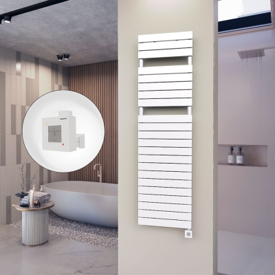 Radiva - 10H Elektrikli Havlupan 500x1772 Beyaz Ktx1 1000 Watt