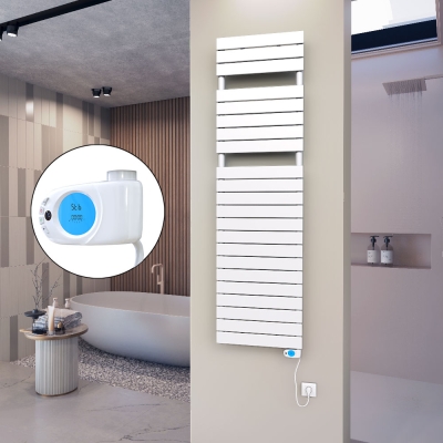 Radiva - 10H Elektrikli Havlupan 500x1772 Beyaz (Musa Termostat) 900 W