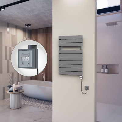 Radiva - 10H Elektrikli Havlupan 500x810 Antrasit Ktx3 600 Watt Spiral Kablolu (1)