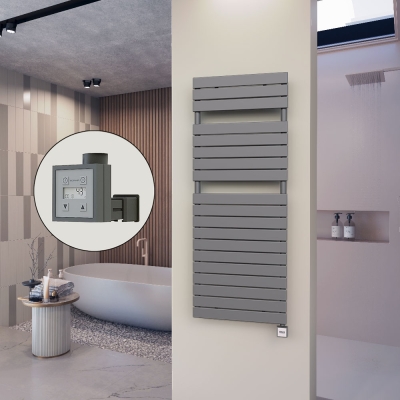 Radiva - 10H Elektrikli Havlupan 600x1550 Antrasit Ktx3 1000 W