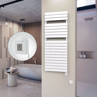 Radiva - 10H Elektrikli Havlupan 600x1550 Beyaz Ktx1 1000 Watt Spiral Kablolu (1)