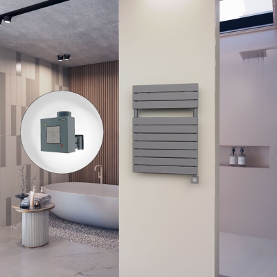 Radiva - 10H Elektrikli Havlupan 600x810 Antrasit Ktx1 600 Watt