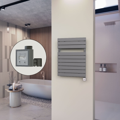 Radiva - 10H Elektrikli Havlupan 600x810 Antrasit Ktx3 600 Watt