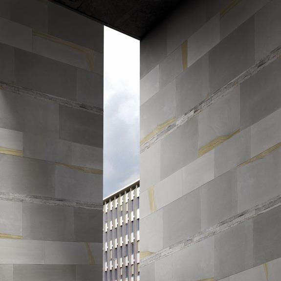 14oraitaliana Yer Duvar Karosu Grıgıo 14 Sabbiato 80 x 80 cm Kutu İçi 0,64  m2 - 2