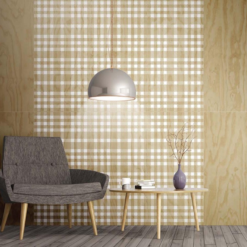 14oraitaliana Yer&Duvar Karosu I Pinocchi Tartan White 60 x 120 cm Kutu İçi 0,72 m2 - 10ORA00000020