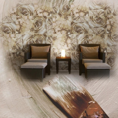 14ORAITALIANA - 14oraitaliana Yer Duvar Karosu Le Pennellate 05 60 x 60 cm Kutu İçi 0,72 m2 (1)