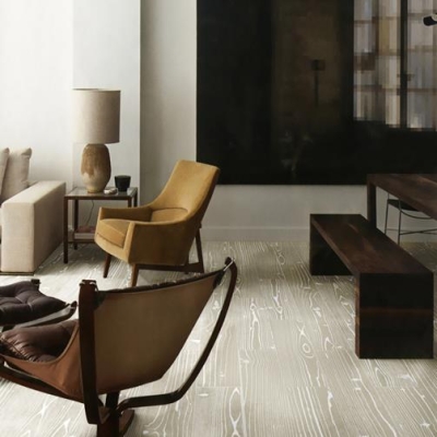 14ORAITALIANA - 14oraitaliana Parke Seramik Uonuon White Positive Soft Tortora 20 x 120 cm Kutu İçi 0,96 m2