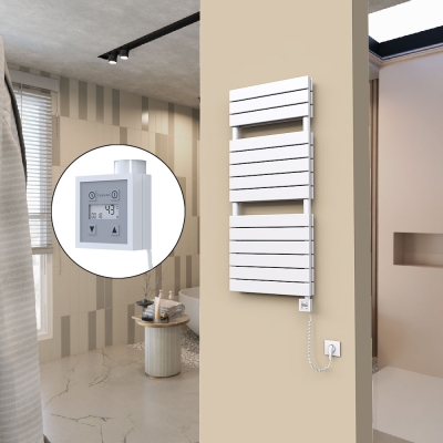 Radiva - 20H Elektrikli Havlupan 500x1180 Beyaz Ktx3 1000 Watt Spiral Kablolu