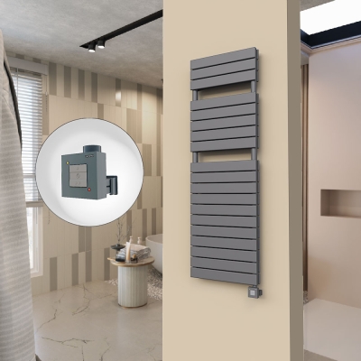 Radiva - 20H Elektrikli Havlupan 500x1550 Antrasit Ktx1 1000 Watt