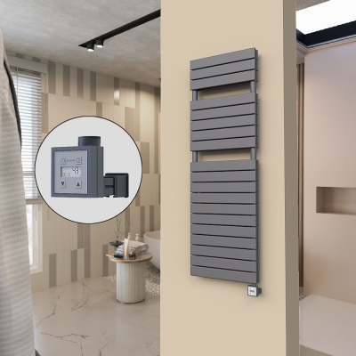 Radiva - 20H Elektrikli Havlupan 500x1550 Antrasit Ktx3 1000 W