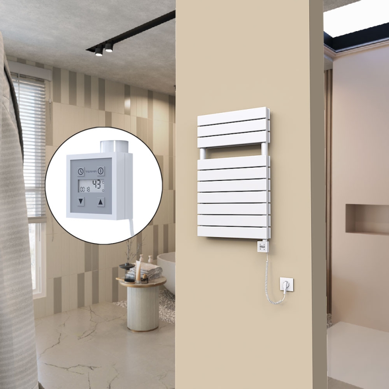 20H Elektrikli Havlupan 500x810 Beyaz Ktx3 1000 Watt Spiral Kablolu - 120H05000810B1PE7100-K