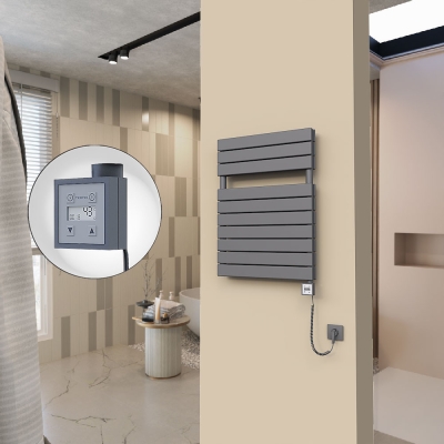 Radiva - 20H Elektrikli Havlupan 600x810 Antrasit Ktx3 1000 Watt Spiral Kablolu (1)