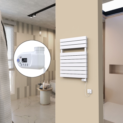 Radiva - 20H Elektrikli Havlupan 600x810 Beyaz (Thesis Termostat) 900 W