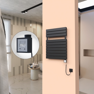 Radiva - 20H Elektrikli Havlupan 600x810 Mat Siyah Ktx3 1000 Watt Spiral Kablolu (1)