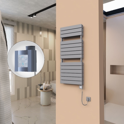 Radiva - 21H Elektrikli Havlupan 500x1180 Antrasit Ktx4 1000 Watt Spiral Kablolu