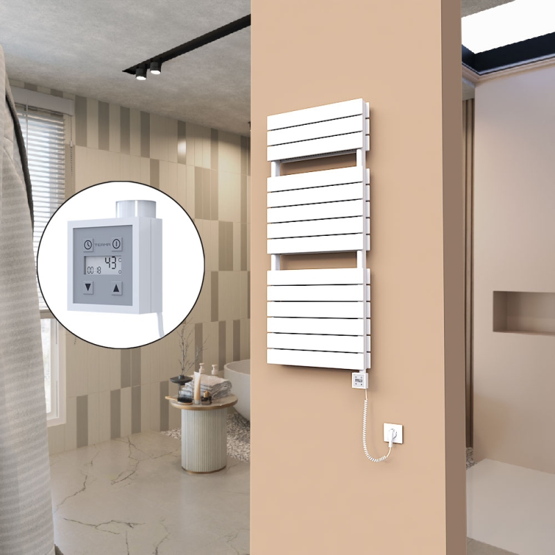 21H Elektrikli Havlupan 500x1180 Beyaz Ktx3 1000 Watt Spiral Kablolu - 121H05001180B1PE7100-K