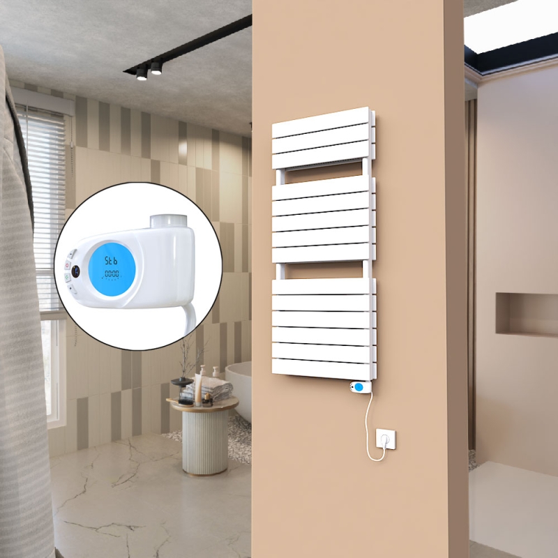 21H Elektrikli Havlupan 500x1180 Beyaz (Musa Termostat) 1200 W - 121H05001180B1PE3120