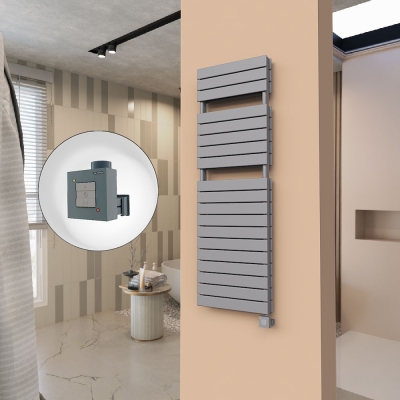 Radiva - 21H Elektrikli Havlupan 500x1550 Antrasit Ktx1 1000 Watt