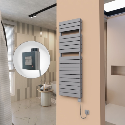 Radiva - 21H Elektrikli Havlupan 500x1550 Antrasit Ktx1 1000 Watt Spiral Kablolu (1)