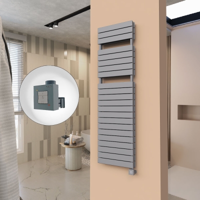 Radiva - 21H Elektrikli Havlupan 500x1772 Antrasit Ktx1 1000 Watt (1)