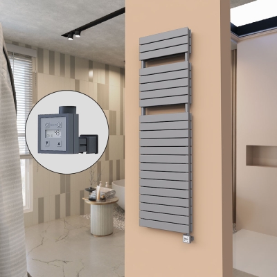 Radiva - 21H Elektrikli Havlupan 500x1772 Antrasit Ktx3 1000 W