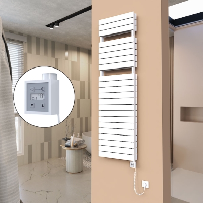 Radiva - 21H Elektrikli Havlupan 500x1772 Beyaz Ktx3 1000 Watt Spiral Kablolu (1)