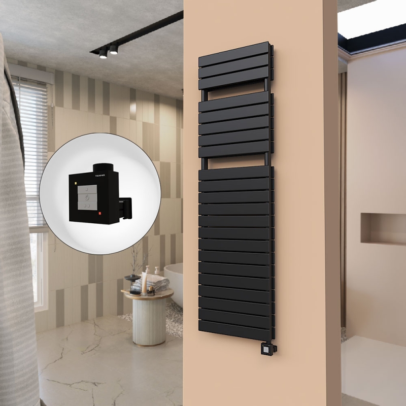 21H Elektrikli Havlupan 500x1772 Mat Siyah Ktx1 1000 Watt - 121H05001772B3MEB100