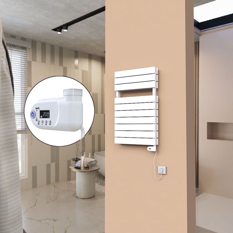 21H Elektrikli Havlupan 500x810 Beyaz (Thesis Termostat) 900 W - 121H05000810B1PE2090