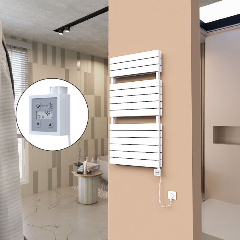 21H Elektrikli Havlupan 600x1180 Beyaz Ktx3 1000 Watt Spiral Kablolu - 121H06001180B1PE7100-K