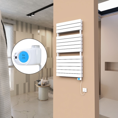 Radiva - 21H Elektrikli Havlupan 600x1180 Beyaz (Musa Termostat) 1200 W (1)