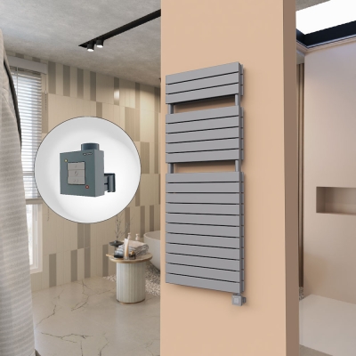 Radiva - 21H Elektrikli Havlupan 600x1550 Antrasit Ktx1 1000 Watt