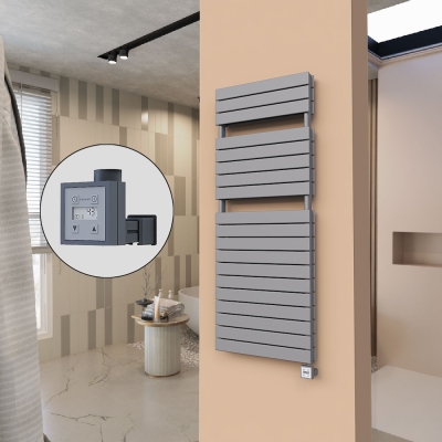 Radiva - 21H Elektrikli Havlupan 600x1550 Antrasit Ktx3 1000 W