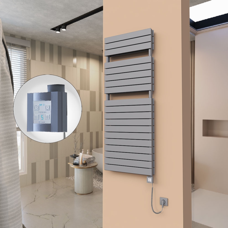 21H Elektrikli Havlupan 600x1550 Antrasit Ktx4 1000 Watt Spiral Kablolu - 121H06001550B2TEC100-K