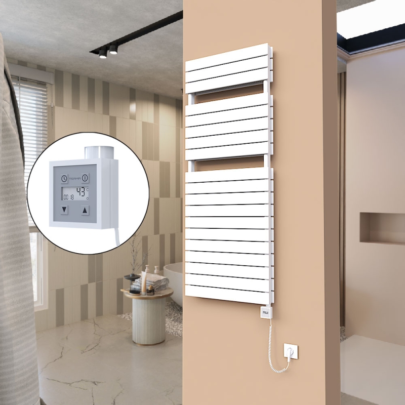 21H Elektrikli Havlupan 600x1550 Beyaz Ktx3 1000 Watt Spiral Kablolu - 121H06001550B1PE7100-K