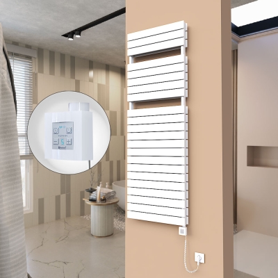 Radiva - 21H Elektrikli Havlupan 600x1772 Beyaz Ktx4 1000 Watt Spiral Kablolu (1)