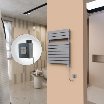 Radiva - 21H Elektrikli Havlupan 600x810 Antrasit Ktx1 1000 Watt Spiral Kablolu (1)