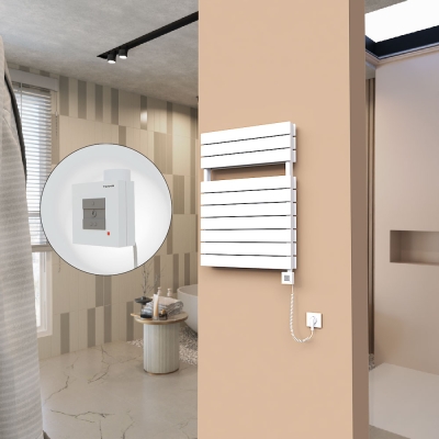 Radiva - 21H Elektrikli Havlupan 600x810 Beyaz Ktx1 1000 Watt Spiral Kablolu