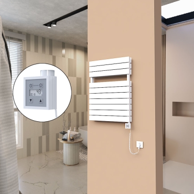 Radiva - 21H Elektrikli Havlupan 600x810 Beyaz Ktx3 1000 Watt Spiral Kablolu