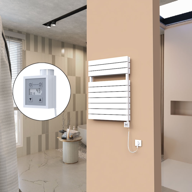 21H Elektrikli Havlupan 600x810 Beyaz Ktx3 1000 Watt Spiral Kablolu - 121H06000810B1PE7100-K