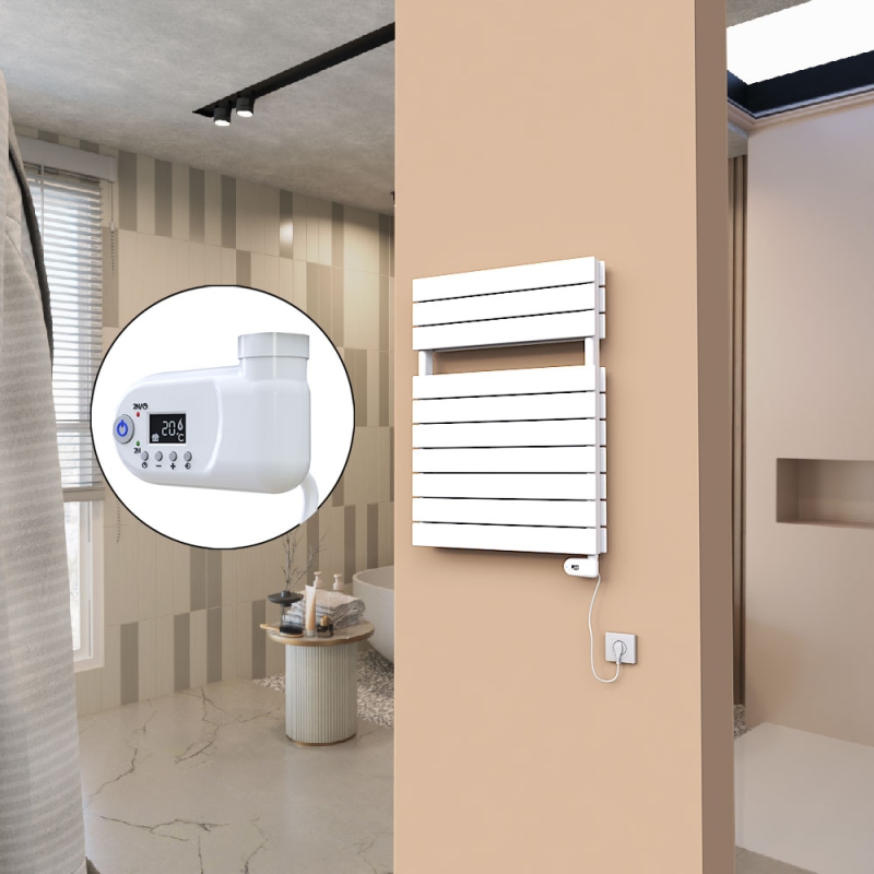 21H Elektrikli Havlupan 600x810 Beyaz (Thesis Termostat) 900 W - 121H06000810B1PE2090