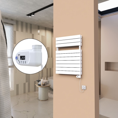 Radiva - 21H Elektrikli Havlupan 600x810 Beyaz (Thesis Termostat) 900 W - 300