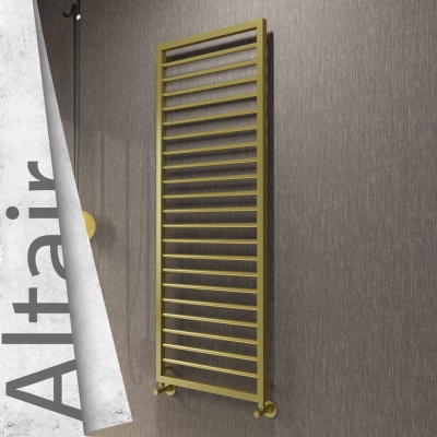 Radiva - ALTAIR Paslanmaz Çelik Havlupan 500x1600 Satine Altın