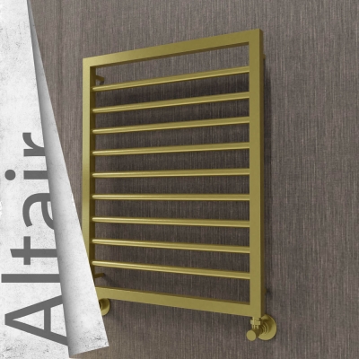 Radiva - ALTAIR Paslanmaz Çelik Havlupan 500x760 Satine Altın